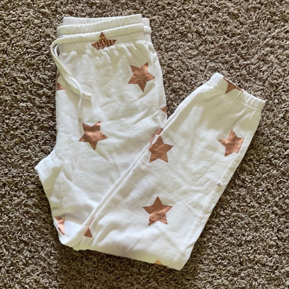 Spiritual Gangster Pants - COPY - Spiritual Gangster joggers - rose gold stars